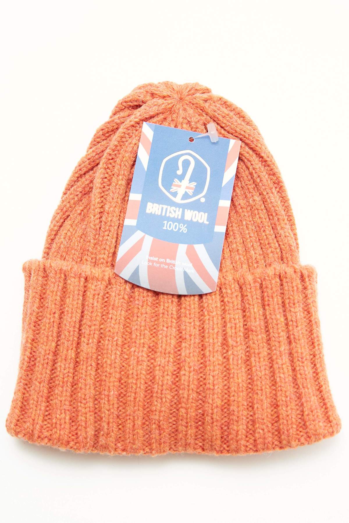 Beams Plus Wool Watch Cap Orange Garmentory
