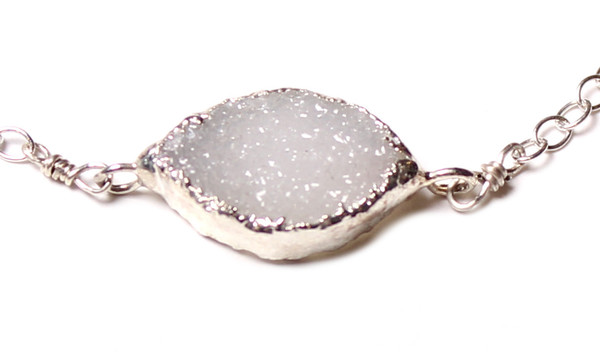 Sarah Dunn Druzy Sterling Silver Bracelet Sarah Dunn Druzy Sterling Silver Bracelet