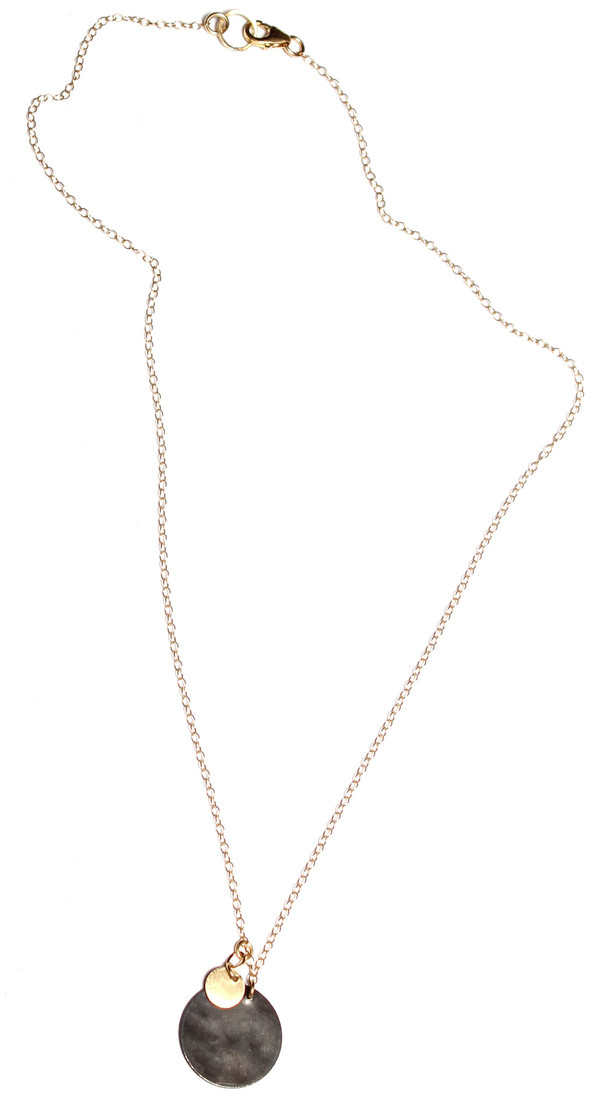 Nancy Caten Hammered Disks Necklace Nancy Caten Hammered Disks Necklace