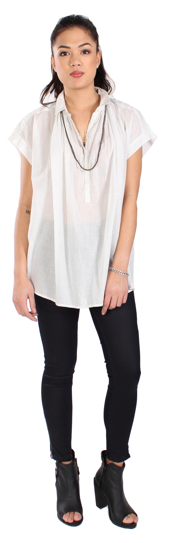 Short Sleeve Normandy Blouse Short Sleeve Normandy Blouse