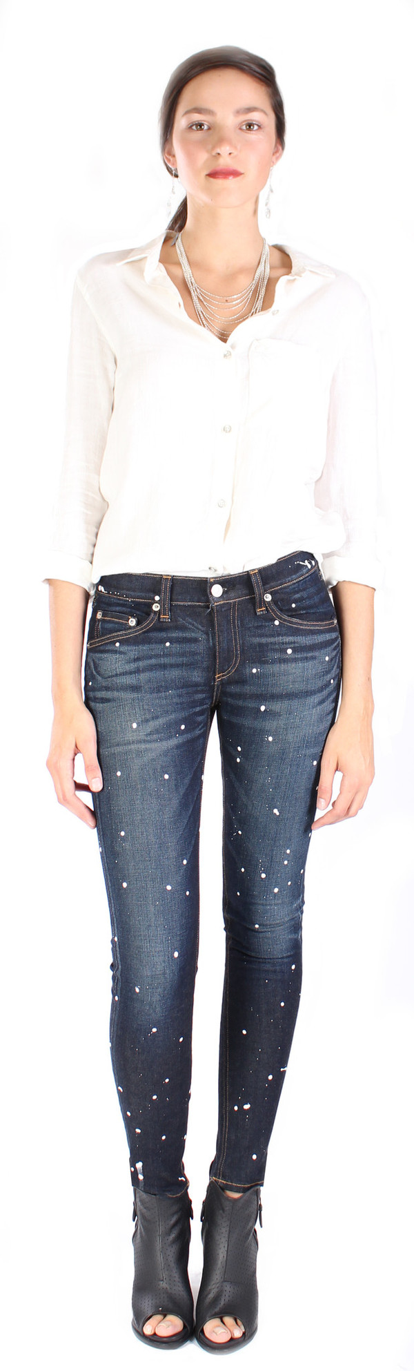 Rag & Bone Skinny Jean in Anfield Splatter Rag & Bone Skinny Jean in Anfield Splatter
