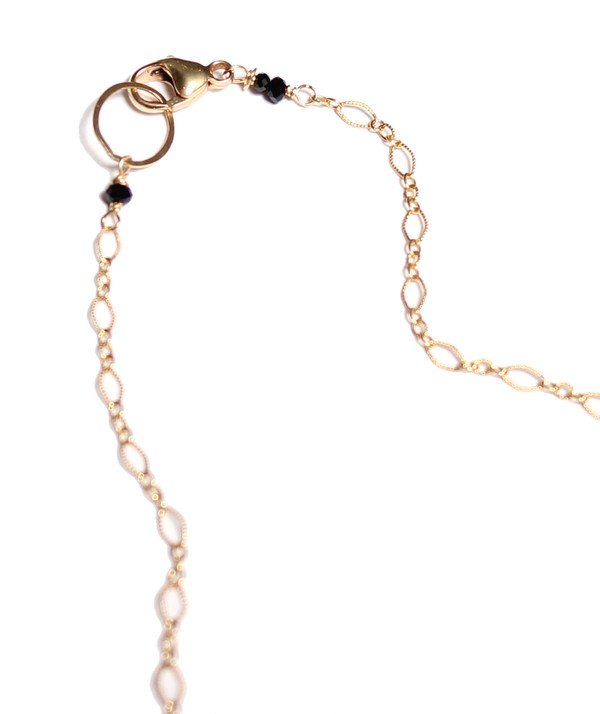 Spinel & Pearl Paddle Necklace Spinel & Pearl Paddle Necklace