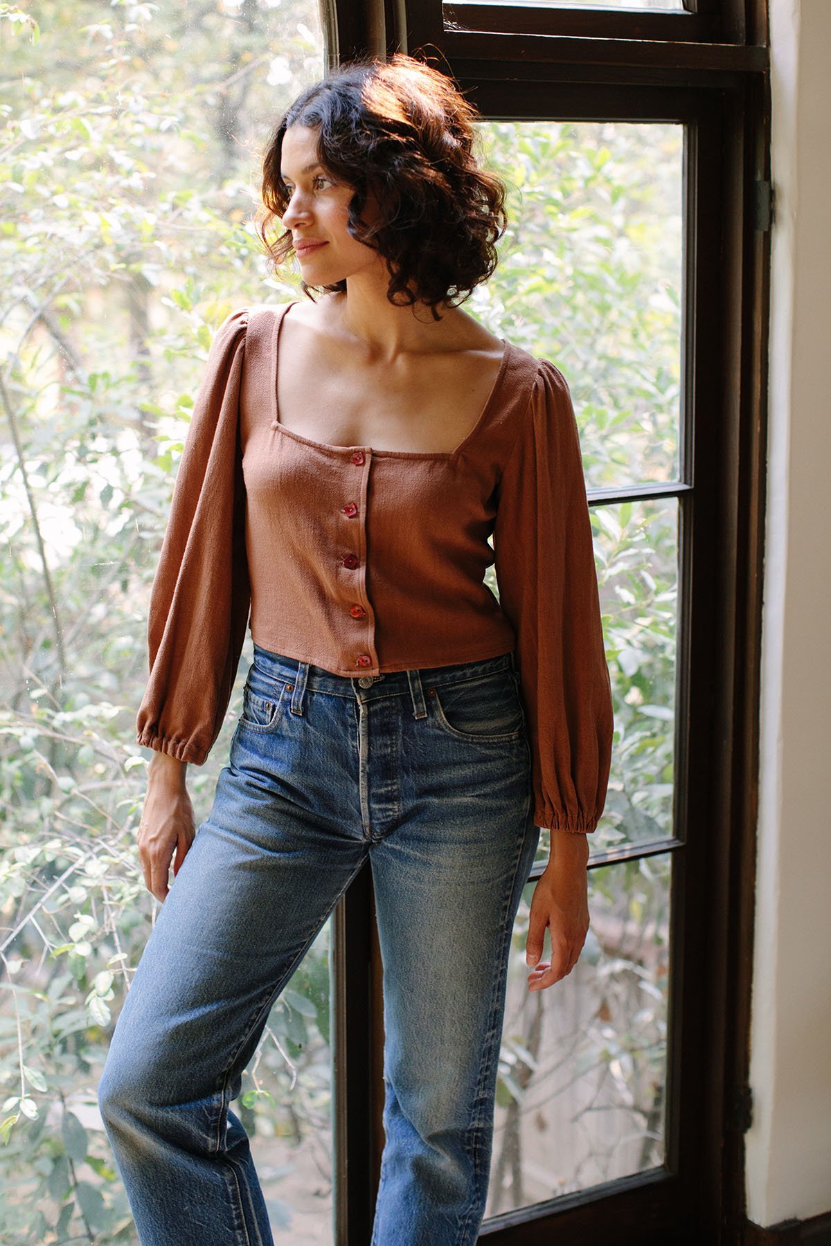 Rachel Pally Linen Long Sleeve Kimmie 