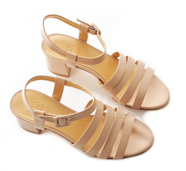 Maryam Nassir Zadeh Palma Low Heel Sandals Camel Napa Maryam Nassir Zadeh Palma Low Heel Sandals Camel Napa