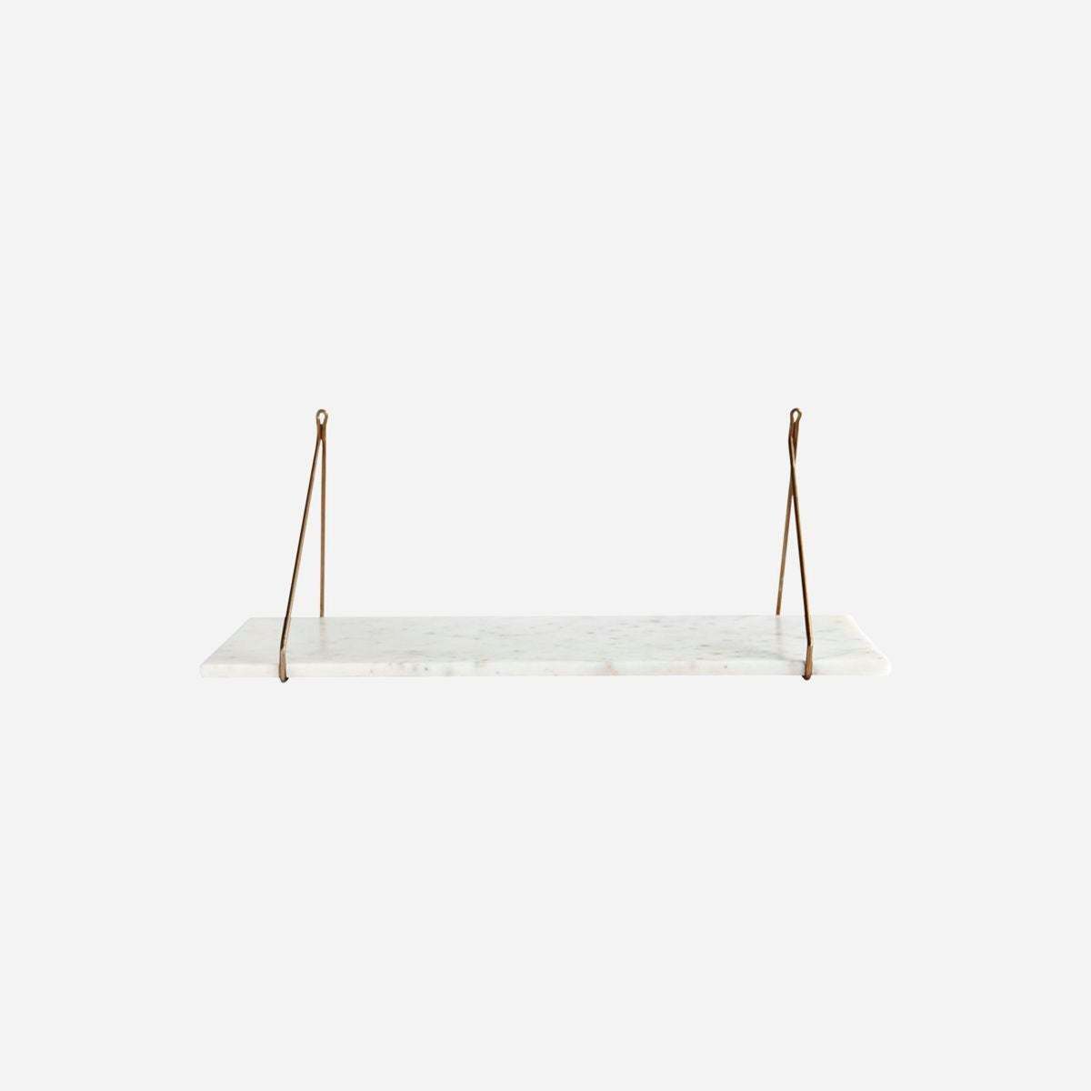 An Artful Life marble wall shelf White Garmentory