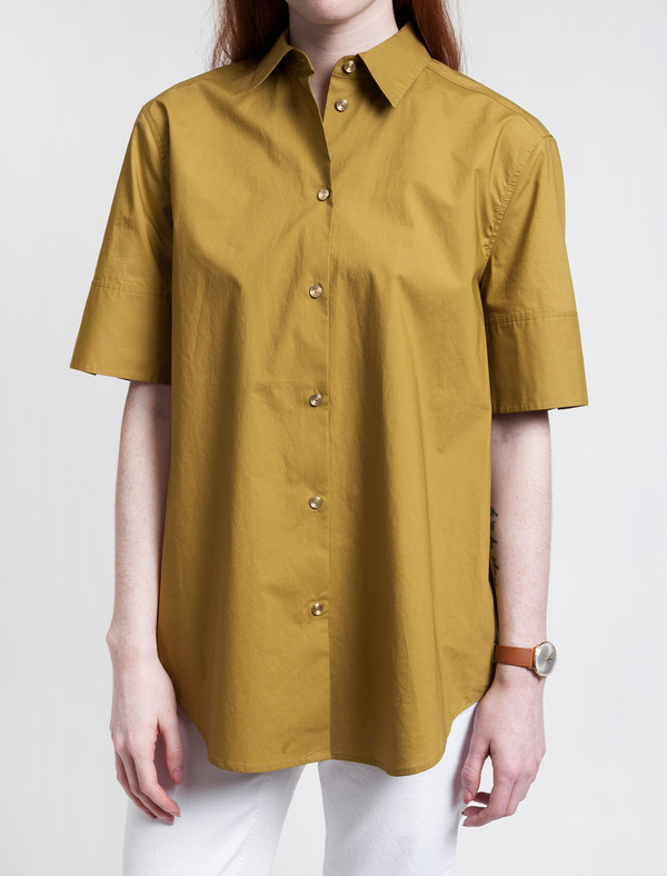 Derek Lam 10 Crosby Addle Shirt Olive Derek Lam 10 Crosby Addle Shirt Olive