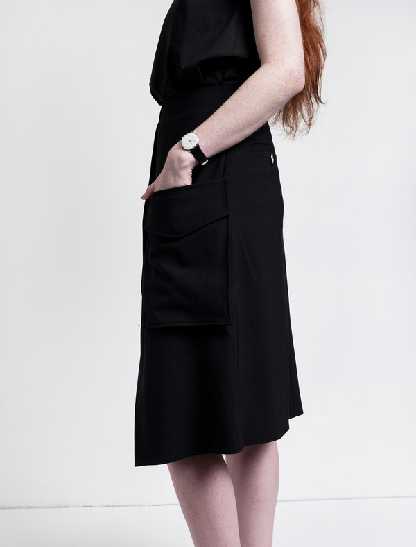 Derek Lam 10 Crosby Pine Patch Skirt Derek Lam 10 Crosby Pine Patch Skirt