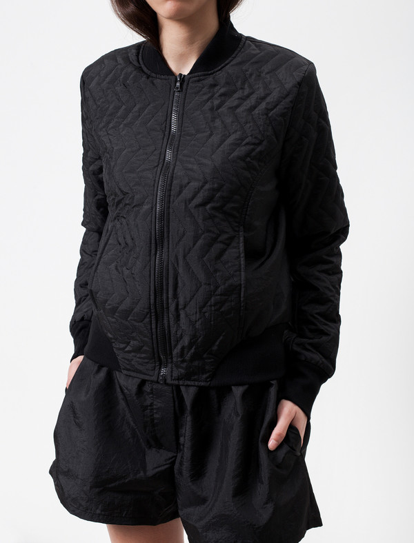 Christopher Raeburn Quilted Bomber Black Christopher Raeburn Quilted Bomber Black