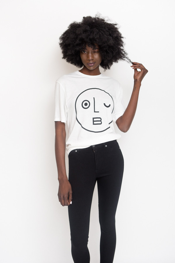 Olderbrother Sonora Tee OB Logo / White Olderbrother Sonora Tee OB Logo / White