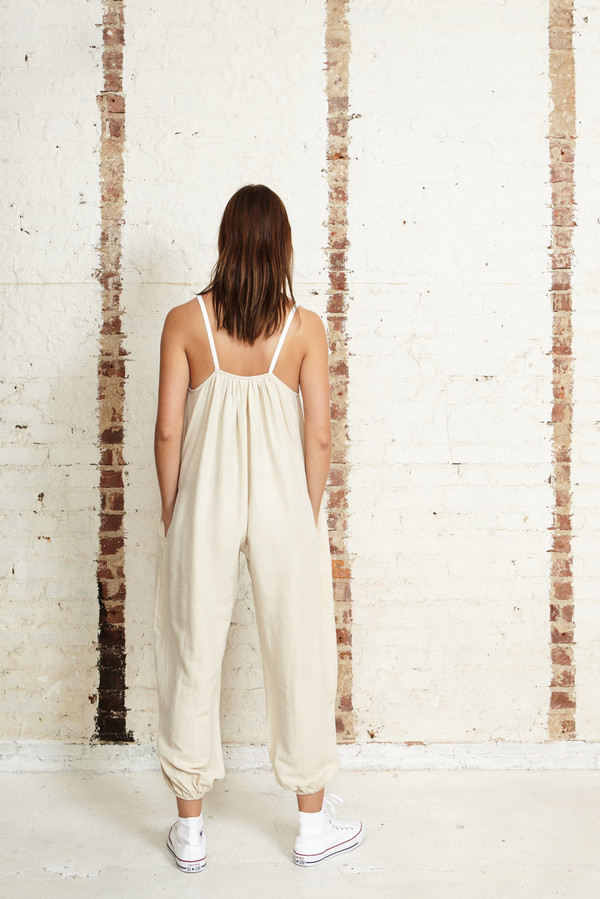 Off Season NYC Apolune Lounger Silk Slub Noile Ecru Off Season NYC Apolune Lounger Silk Slub Noile Ecru