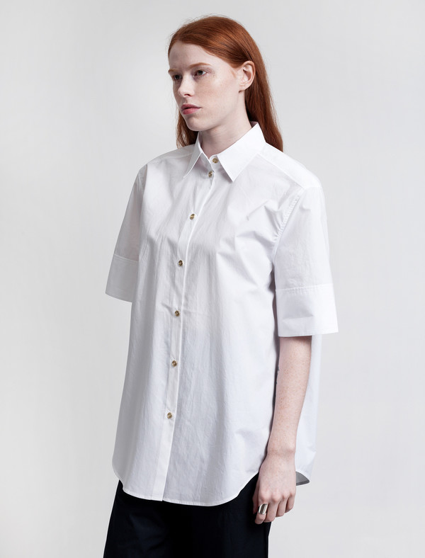 Acne Addle Shirt Optic White Acne Addle Shirt Optic White