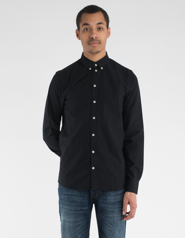 Men's Minimum Chris Shirt Pitch Black Men's Minimum Chris Shirt Pitch Black