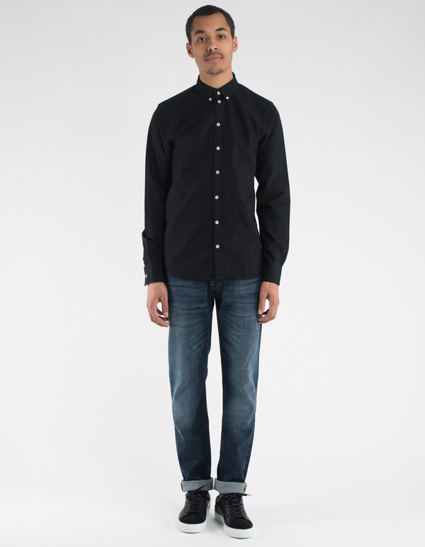 Men's Minimum Chris Shirt Pitch Black Men's Minimum Chris Shirt Pitch Black