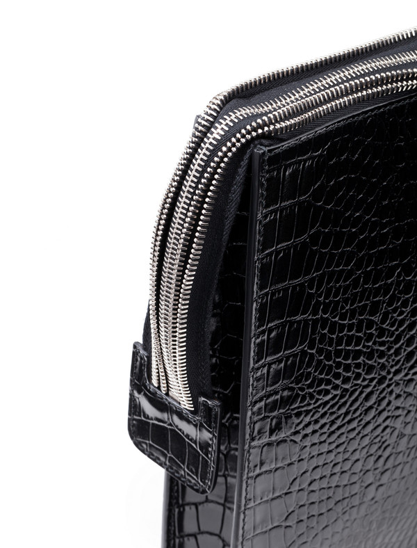 Acne Studios Ely Crocodile Clutch Acne Studios Ely Crocodile Clutch