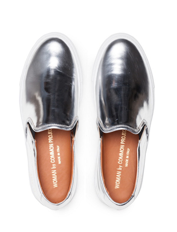 Woman by Common Projects Slip On Foil Silver Woman by Common Projects Slip On Foil Silver