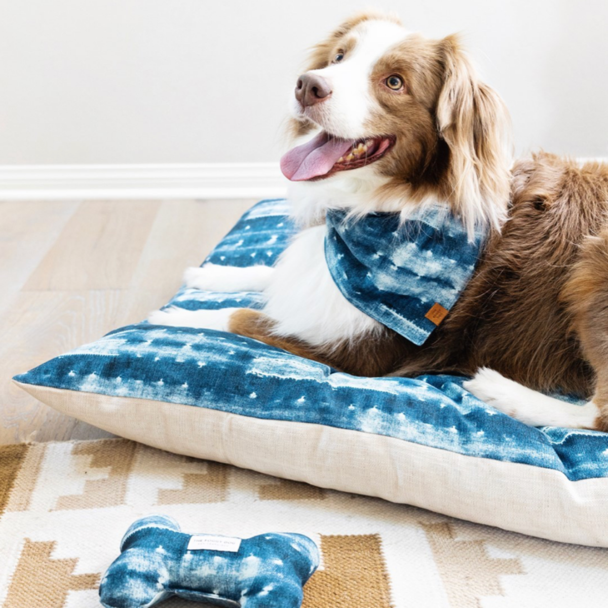 mudcloth dog bed