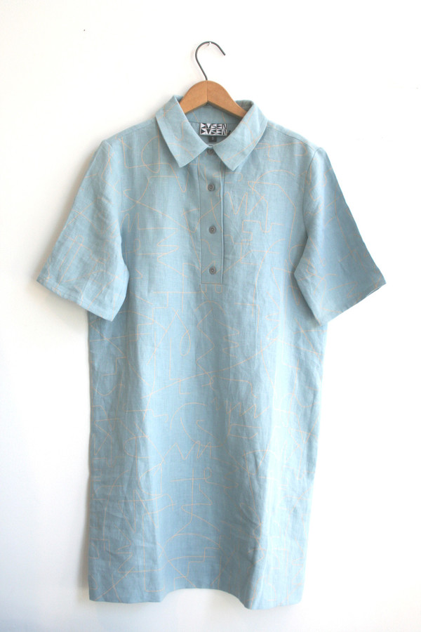 Dusen Dusen Short Collared Dress Dusen Dusen Short Collared Dress