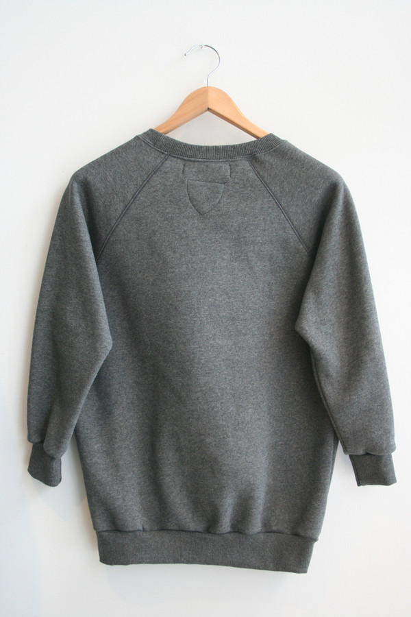 SKINNY SWEATS / OS Sweater short - dark grey SKINNY SWEATS / OS Sweater short - dark grey
