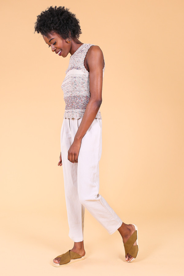 First Rite Narrow trouser in khaki First Rite Narrow trouser in khaki