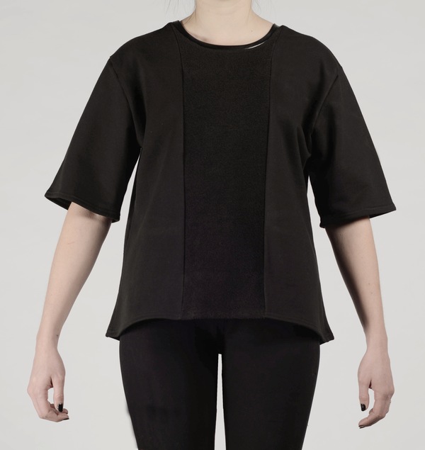 Brit Wacher sweatshirt block tee Brit Wacher sweatshirt block tee