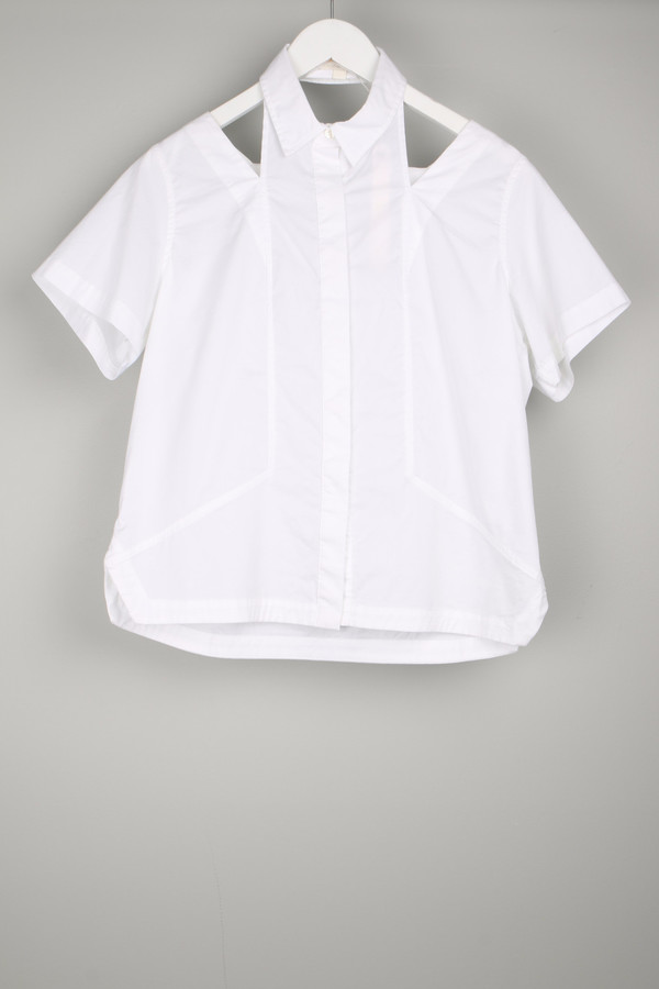 Jonathan Simkhai Cut Out Boxy Oxford Jonathan Simkhai Cut Out Boxy Oxford