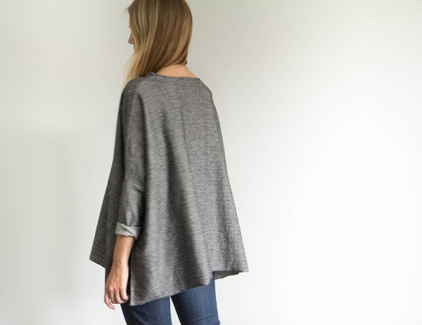 Side Split Long Sleeve - Grey Side Split Long Sleeve - Grey