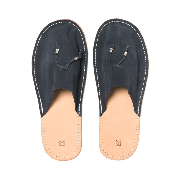 Maple Home Slippers (Suede) - Navy Maple Home Slippers (Suede) - Navy