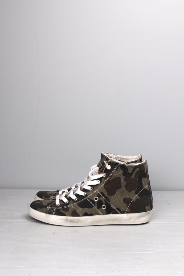 Leather Crown Camo High Top Leather Crown Camo High Top