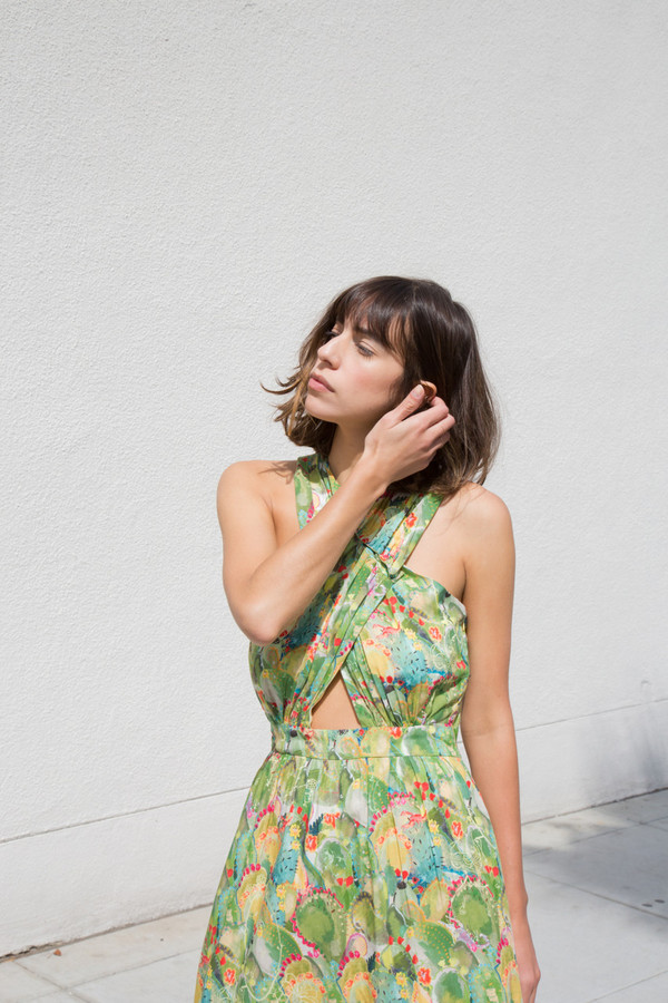 Rachel Antonoff Samantha Wrap Halter Dress Rachel Antonoff Samantha Wrap Halter Dress