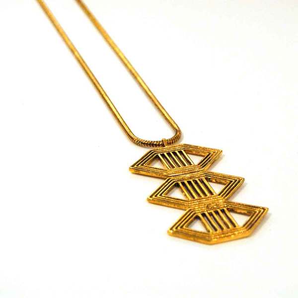 Gillian Steinhardt Triple Evil Eye Necklace Gillian Steinhardt Triple Evil Eye Necklace