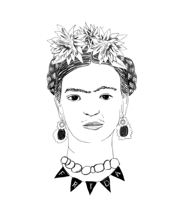 Deer Dana Frida Kahlo Tee Deer Dana Frida Kahlo Tee