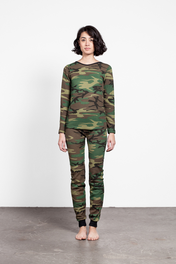 Edith A. Miller Camo Long Sleeve Top Edith A. Miller Camo Long Sleeve Top