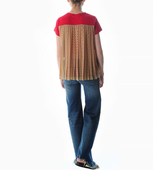 Sacai Luck Heart-Back Tee Sacai Luck Heart-Back Tee