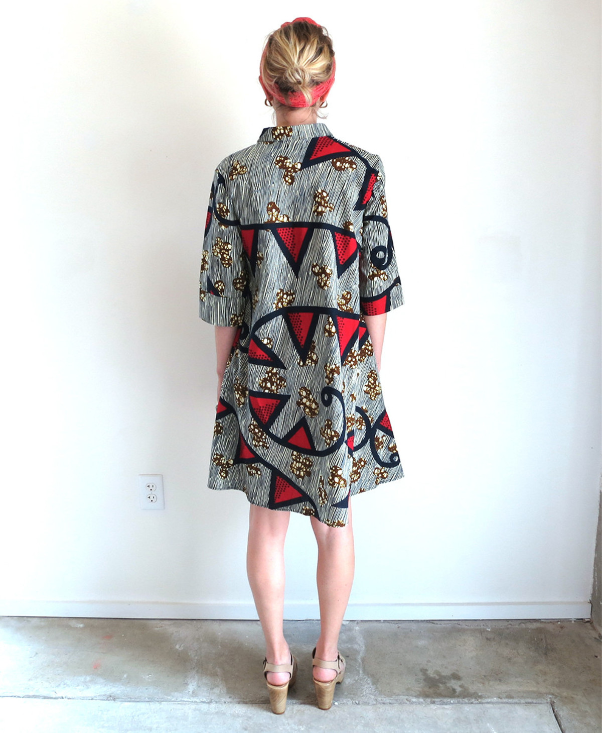 Zuri Shirt Dress in Finish Line Garmentory