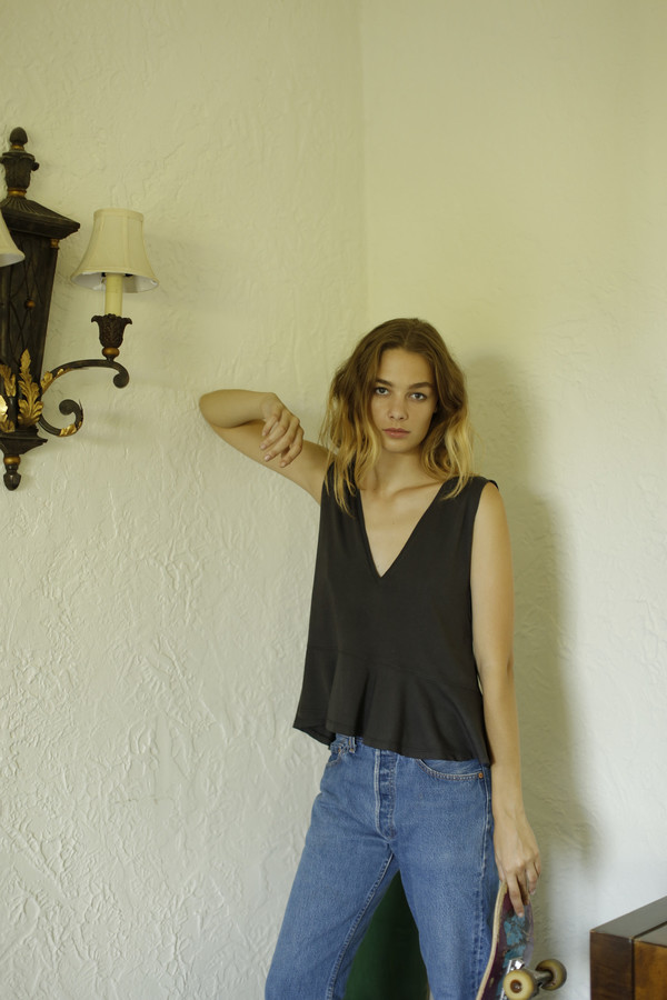 Calder Blake Ophelia V-Neck Tank Calder Blake Ophelia V-Neck Tank