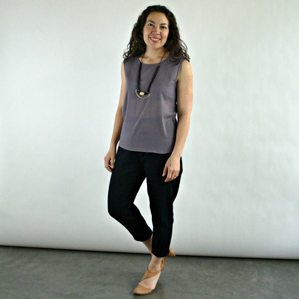 Curator Skylar Tank in Orchid Gauze Curator Skylar Tank in Orchid Gauze