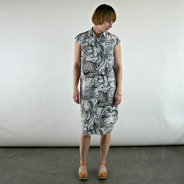 Ofelia Dress in Olivia Knapp Print by Silvae Ofelia Dress in Olivia Knapp Print by Silvae