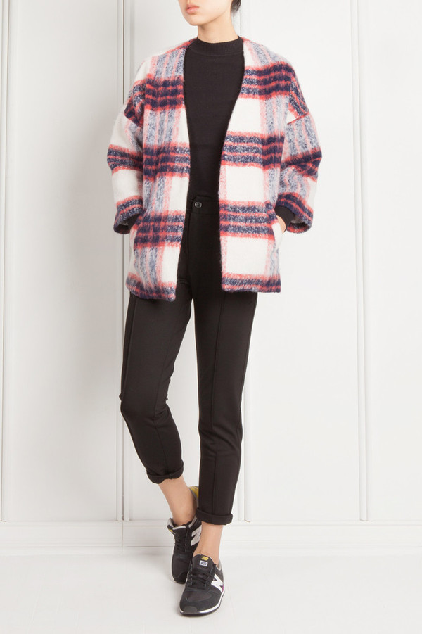 Few Moda Tartan Cardigan/Coat Few Moda Tartan Cardigan/Coat
