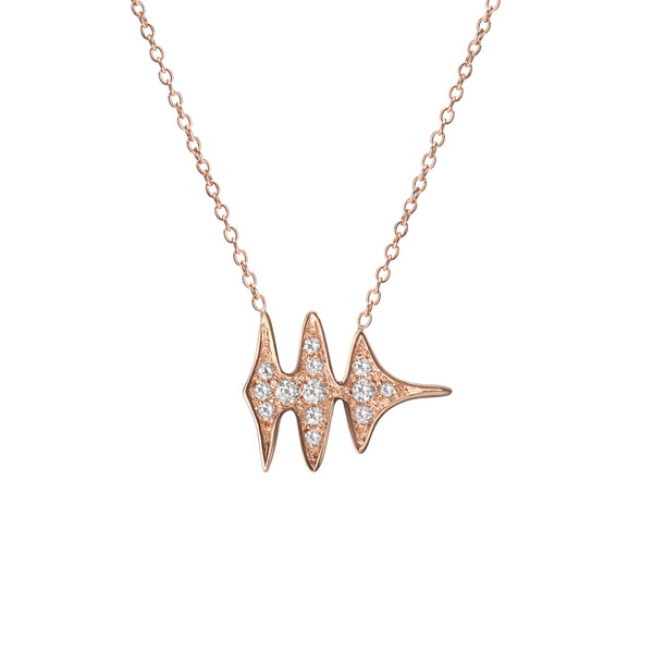 Shahla Karimi 14K Gold Sounds Necklace No. 1 - "Hello Gorgeous" - Barbra Streisand Shahla Karimi 14K Gold Sounds Necklace No. 1 - "Hello Gorgeous" - Barbra Streisand