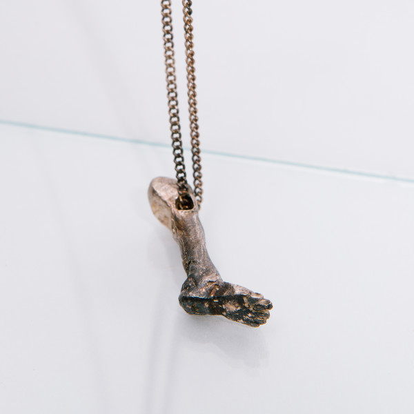 Alice Waese Silver Foot Pendant Alice Waese Silver Foot Pendant