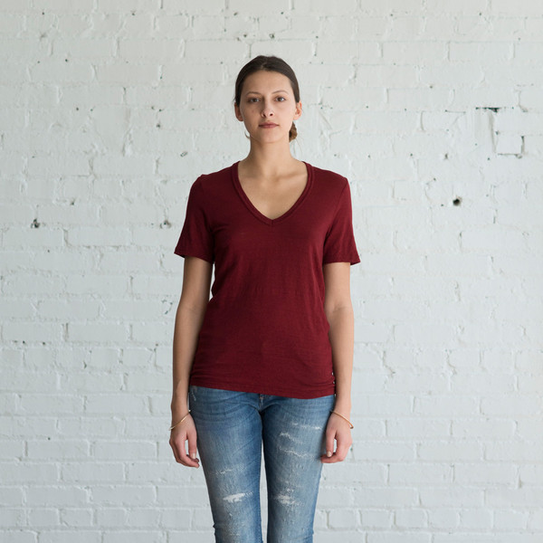 Isabel Marant Etoile Kranger V-Neck Rust $145 Isabel Marant Etoile Kranger V-Neck Rust $145