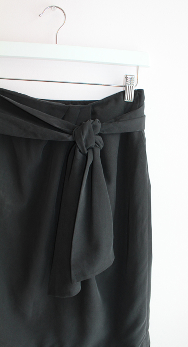 Eryn Brinie Black Tie Skirt Eryn Brinie Black Tie Skirt