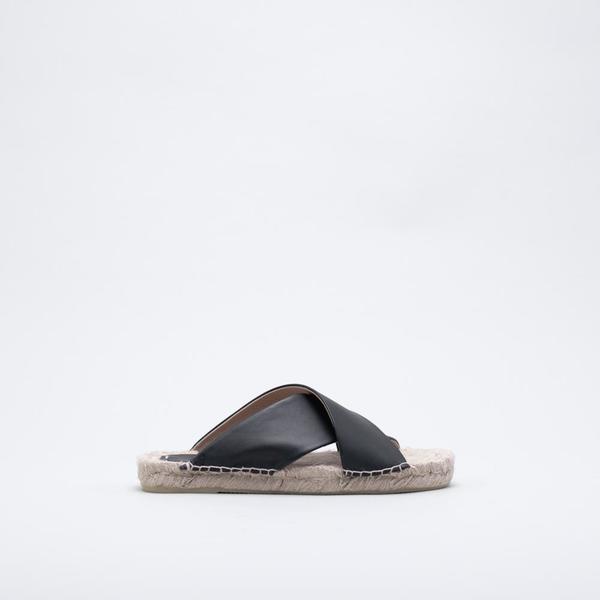 Soludos Criss Cross Platform - Black Soludos Criss Cross Platform - Black