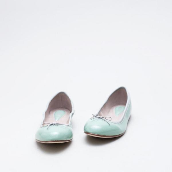 Bloch London Patent Ballerina - Seafoam Bloch London Patent Ballerina - Seafoam