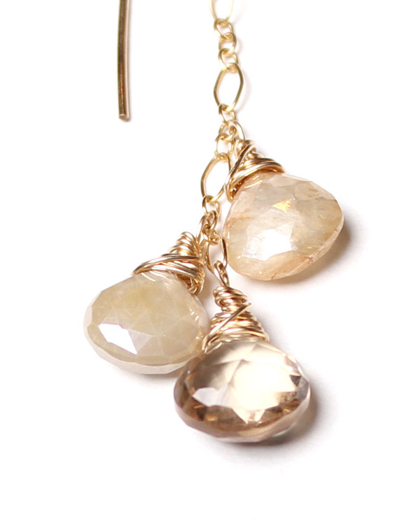 Natural Champagne Quartz & Silverite Natural Champagne Quartz & Silverite