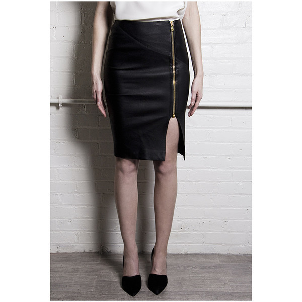 The Leather Pencil Skirt The Leather Pencil Skirt