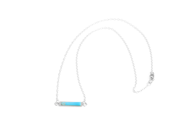 Shahla Karimi Bar Necklace with Turquoise Shahla Karimi Bar Necklace with Turquoise