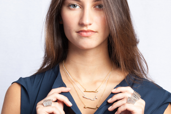 Shahla Karimi Subway Series Pendant Necklace - Yankee Stadium to Wall Street Shahla Karimi Subway Series Pendant Necklace - Yankee Stadium to Wall Street
