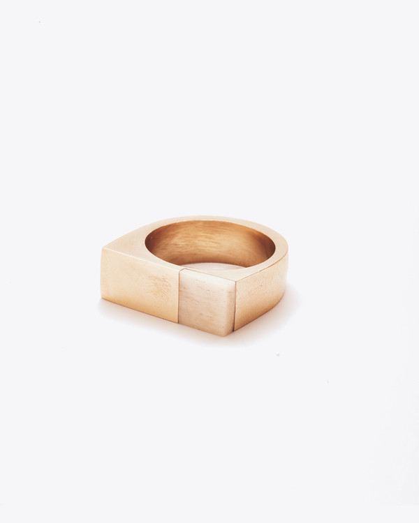 Nisolo Brass and Bone Plane Ring Nisolo Brass and Bone Plane Ring