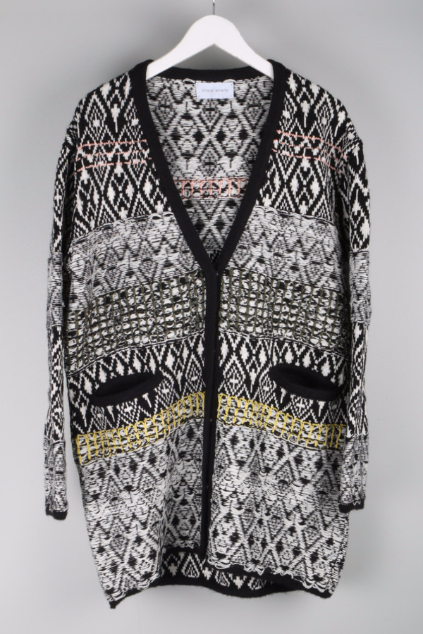 Christian Wijnants Kirs Carpet Black Cardi Christian Wijnants Kirs Carpet Black Cardi